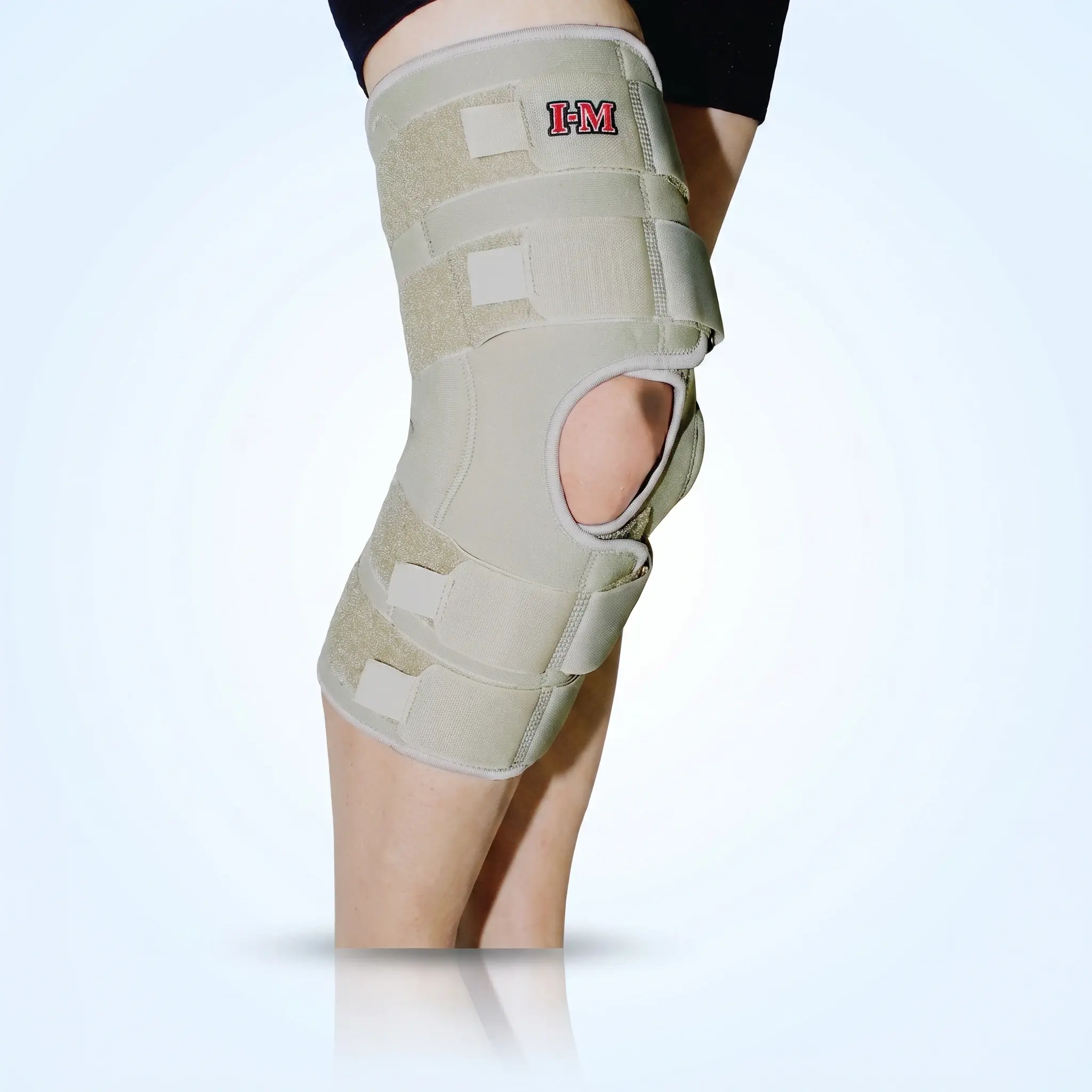 Hinged Knee Brace — Long