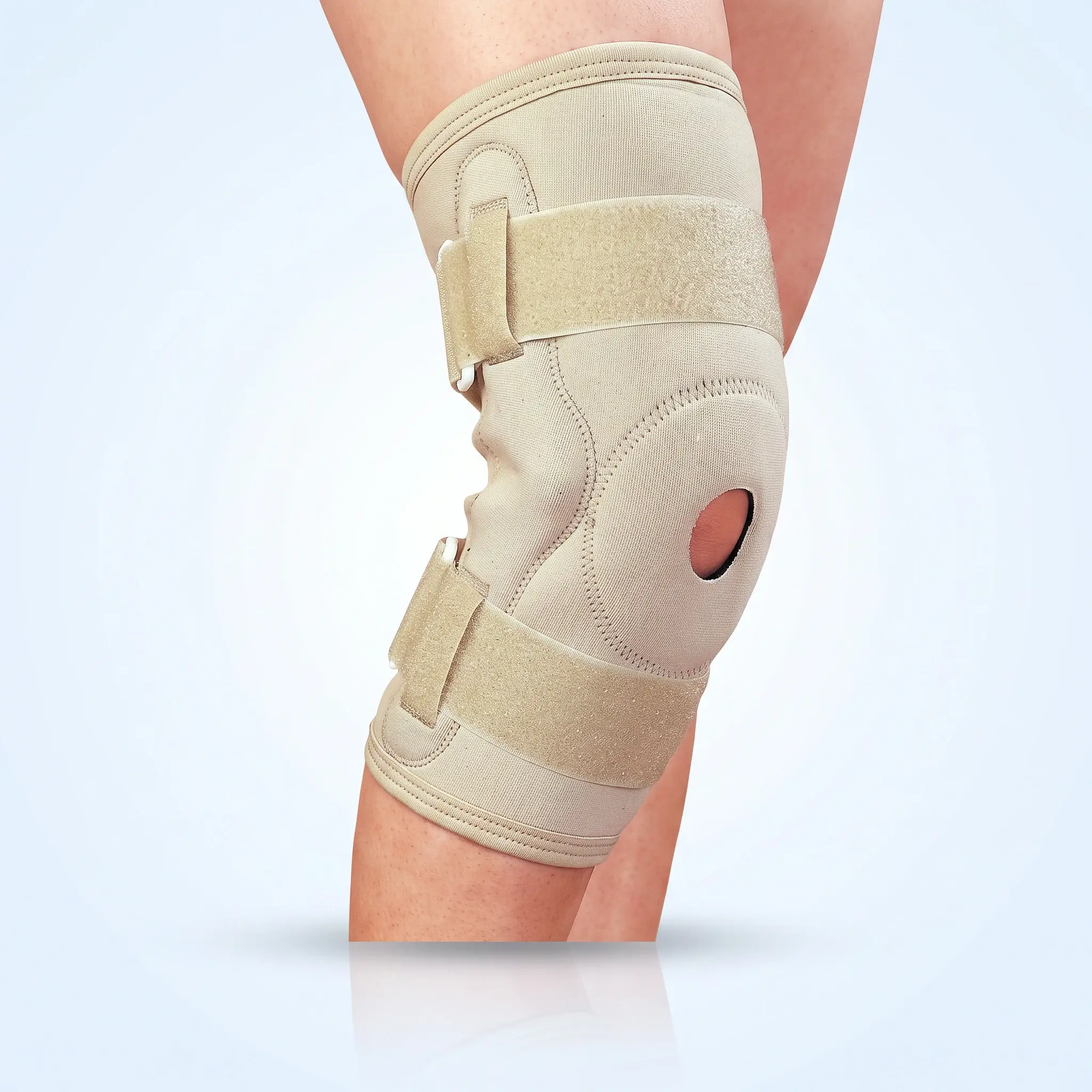 Hinged Knee Brace — Firm